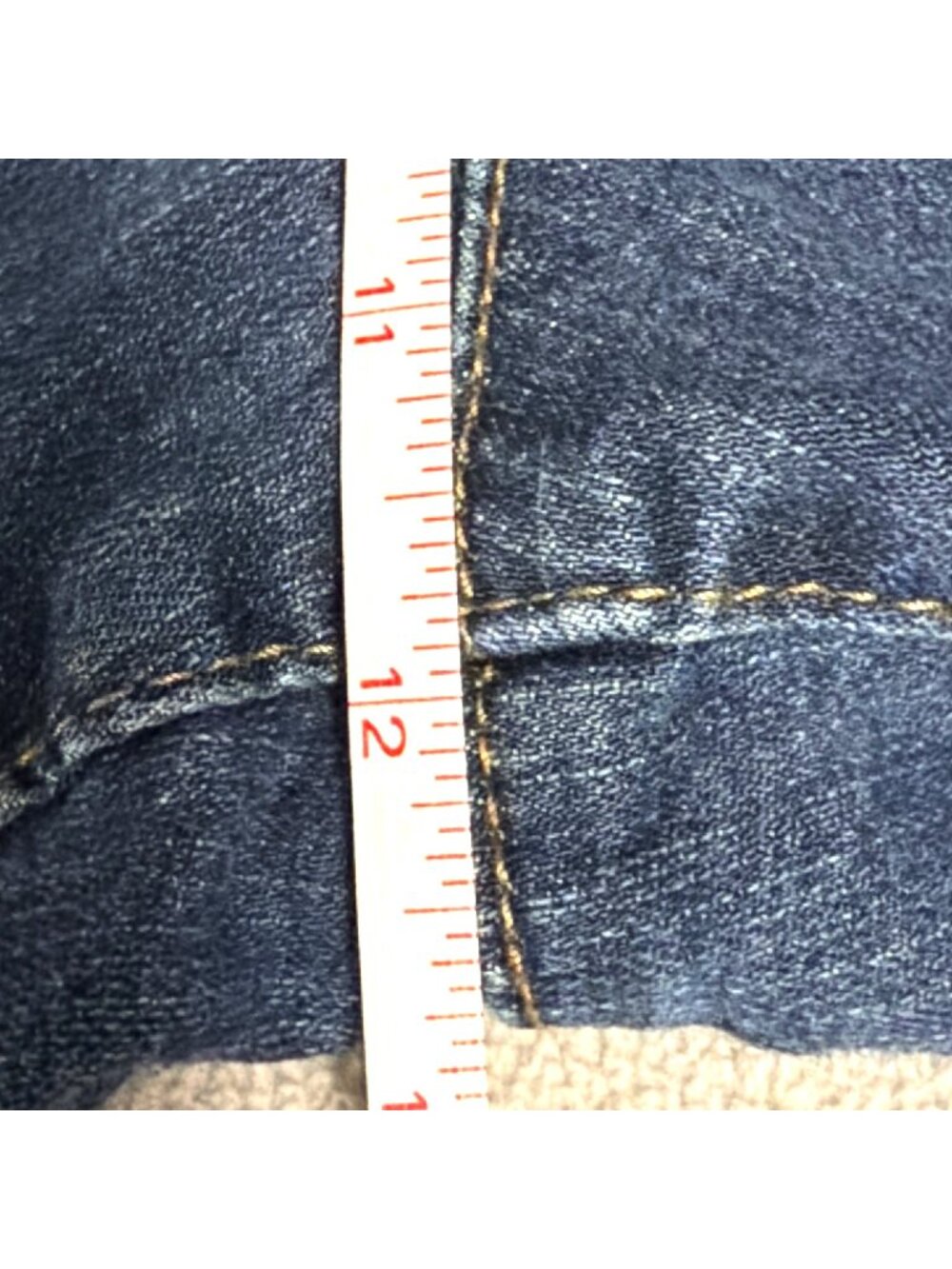 Sonoma Life + Style Womens Blue Denim Bermuda Shorts Size 14 Cotton Blend - Picture 5 of 6